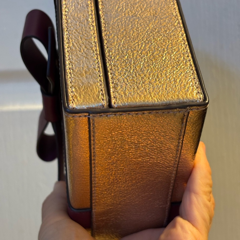 Kate Spade Gold and Burgundy Women's Bag - Picture 3 of 13